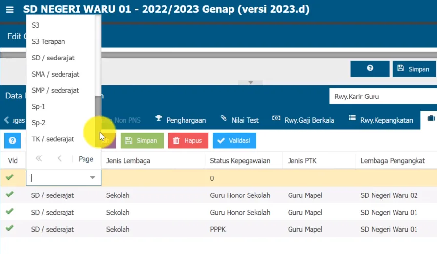 3 Cara Mengisi Riwayat Karir Guru Di Dapodik Versi 2024